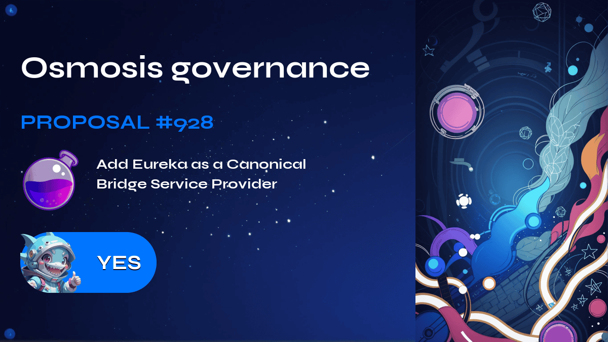 Osmosis governance. Proposal №928