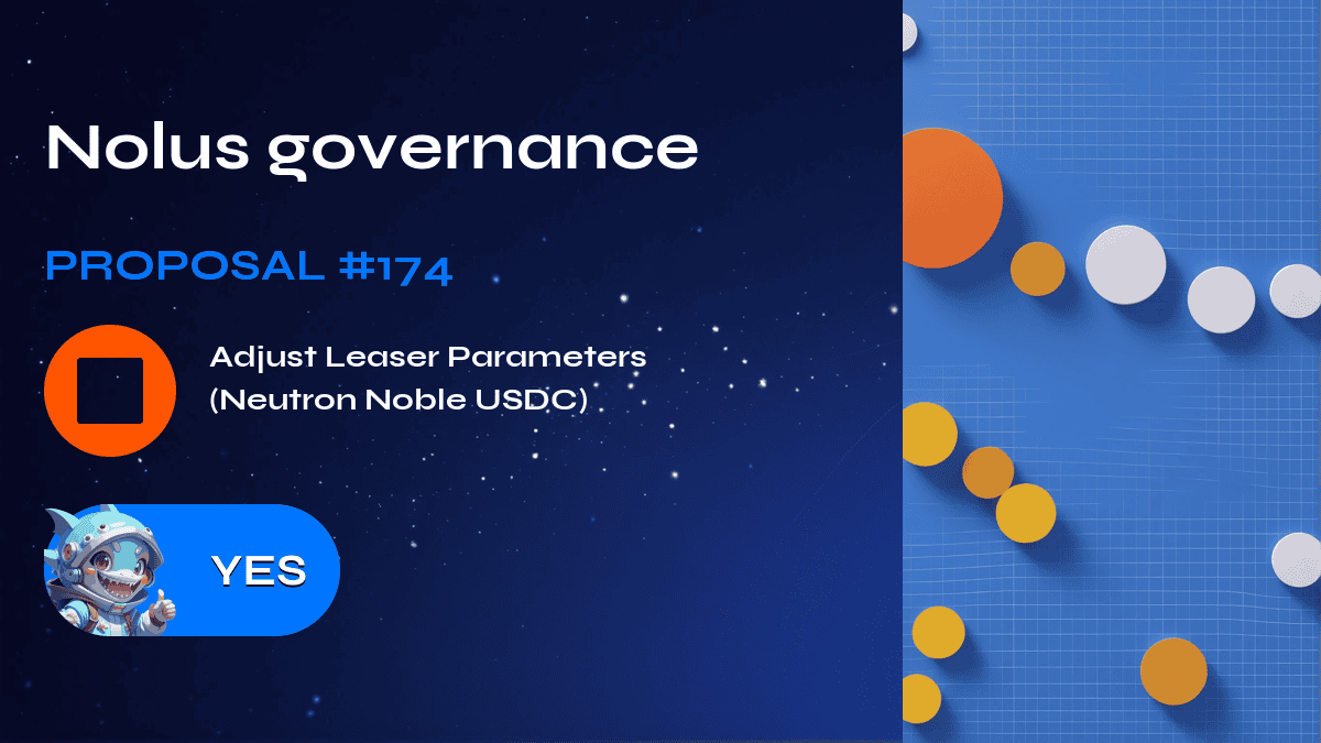 Nolus governance.建议 174
