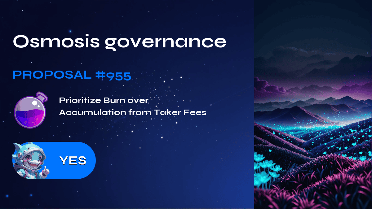 Osmose-Governance. Vorschlag №955