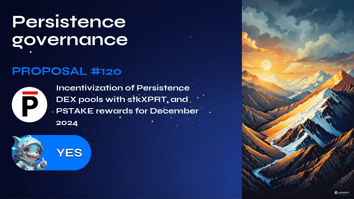 Gouvernance de la persistance. Proposition №120