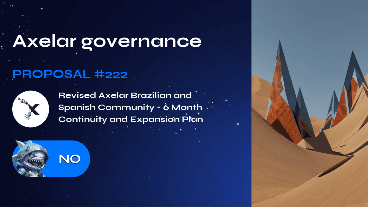Gouvernance Axelar. Proposition №222