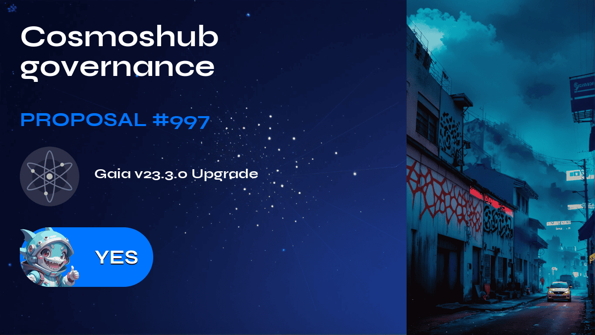Cosmoshub yönetimi. Teklif №997