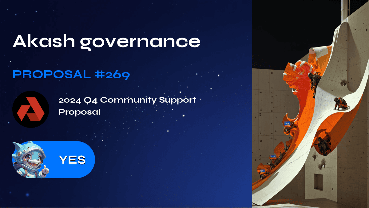 Akash governance.建议 269