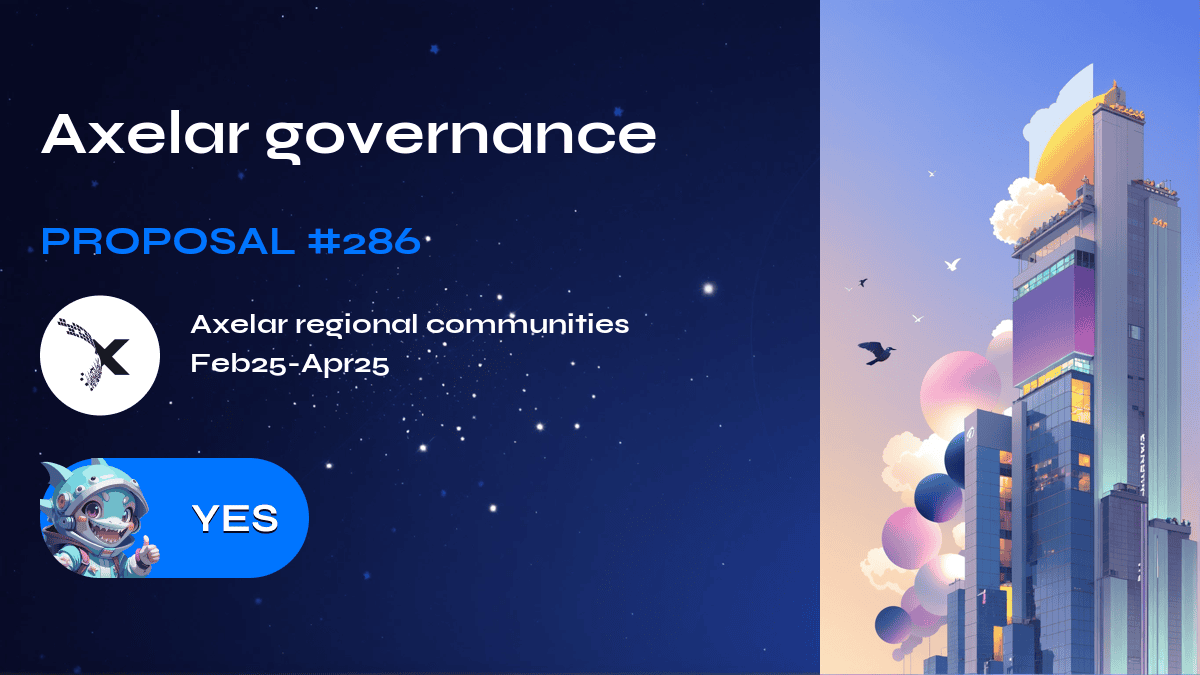 Governance Axelar. Proposta №286