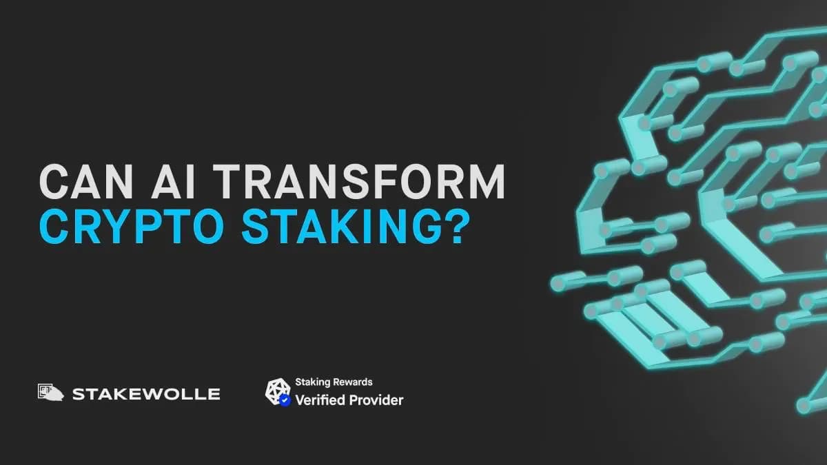 How can AI Transform Crypto Staking?
