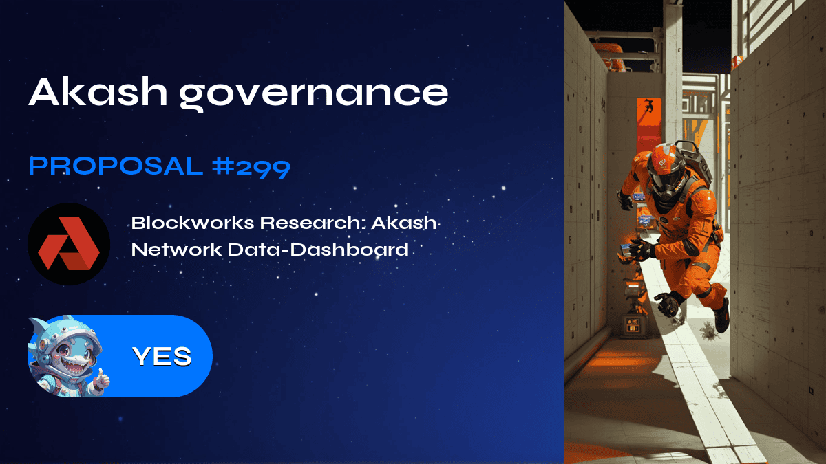 Akash governance.建议 299