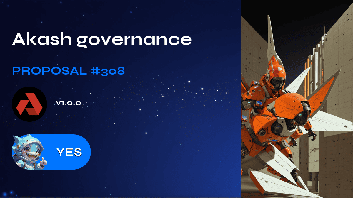 Akash governance. Proposal №308