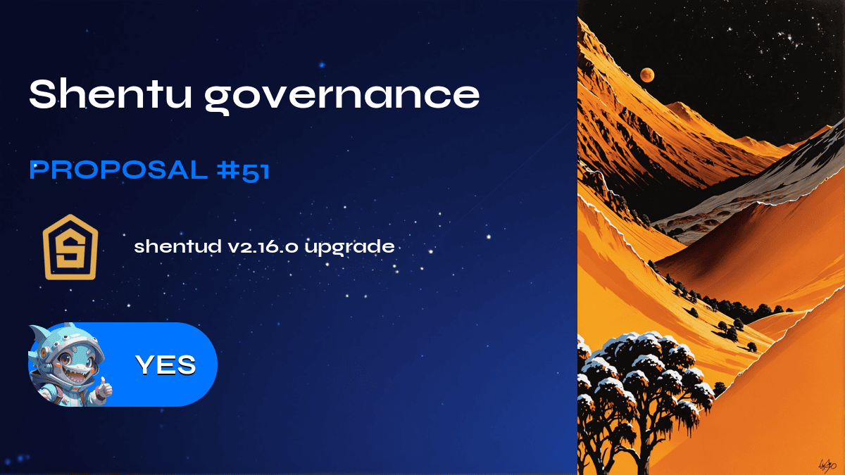Tata kelola Shentu. Proposal №51