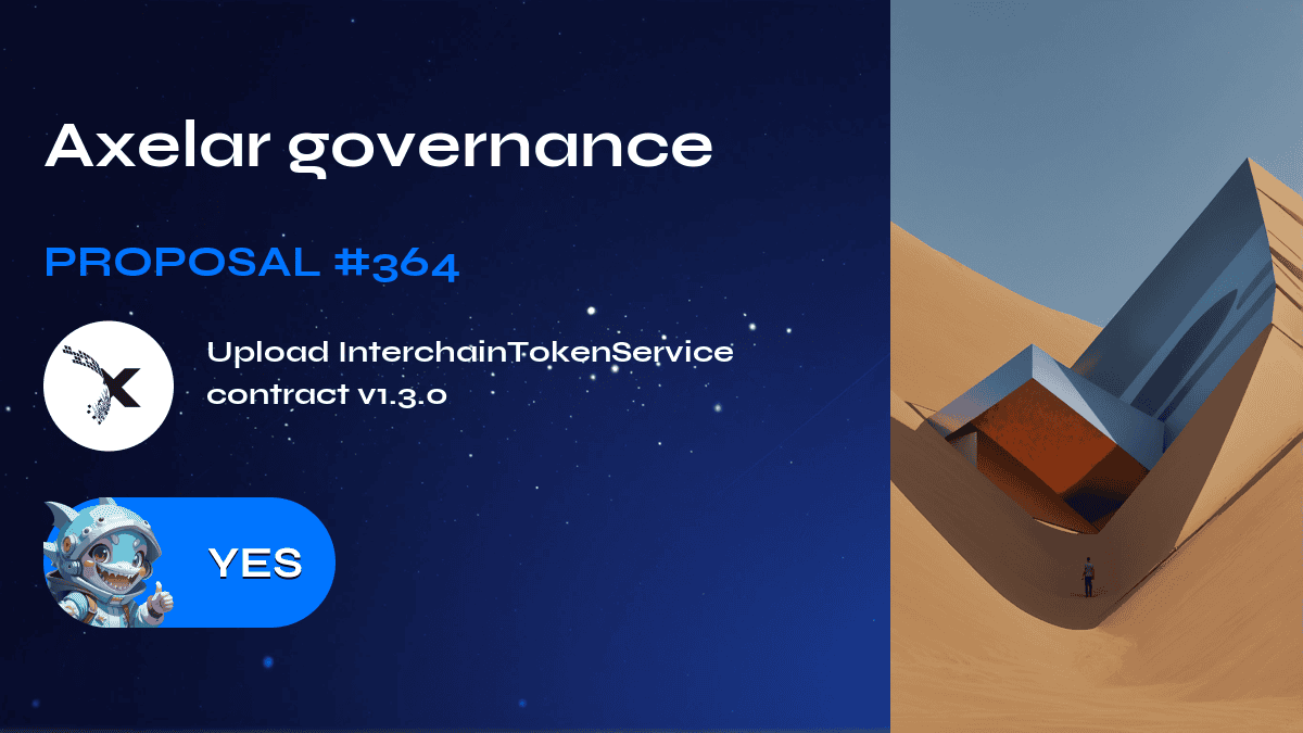 Axelar la gobernanza. Propuesta №364