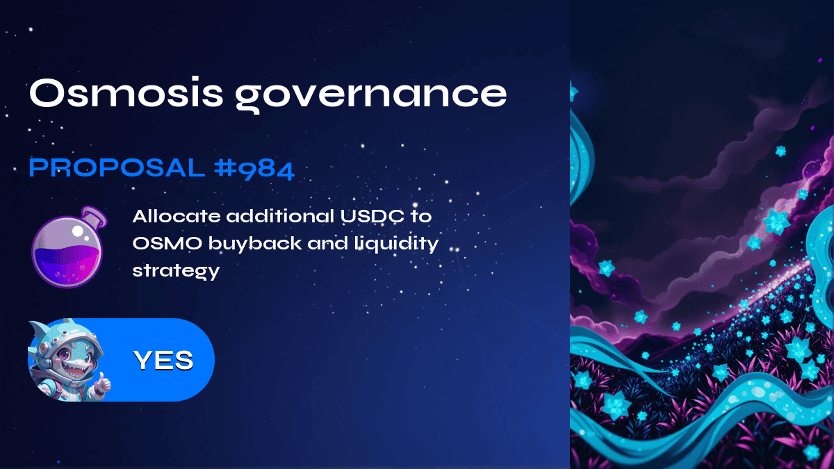 Governance dell'osmosi. Proposta №984