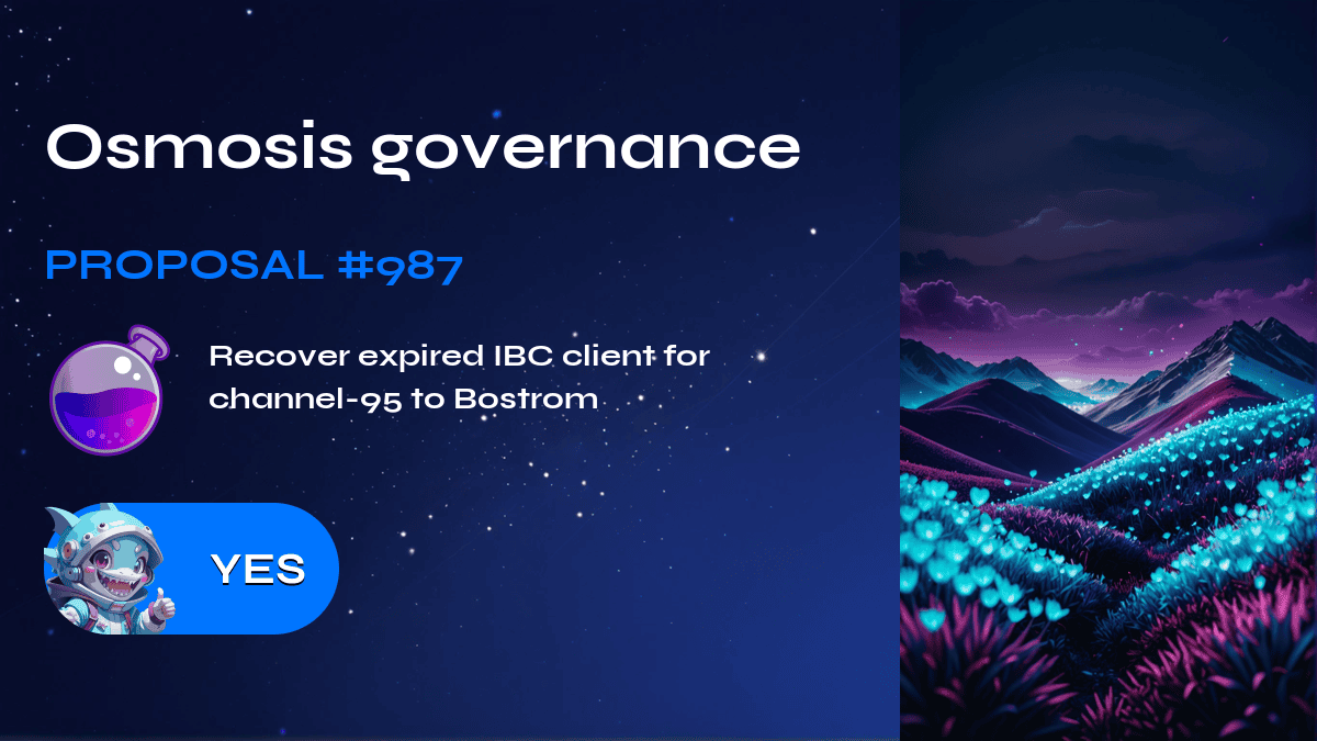 Governance dell'osmosi. Proposta №987