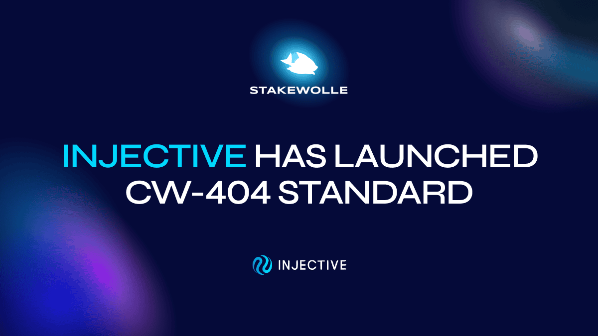 Injective has partenred with DEX DojoSwap to introduce the CW-404 standard.