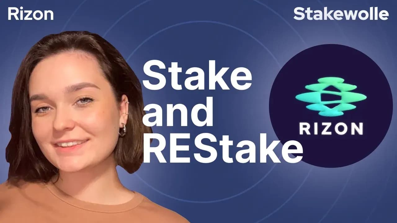 How to stake Rizon?