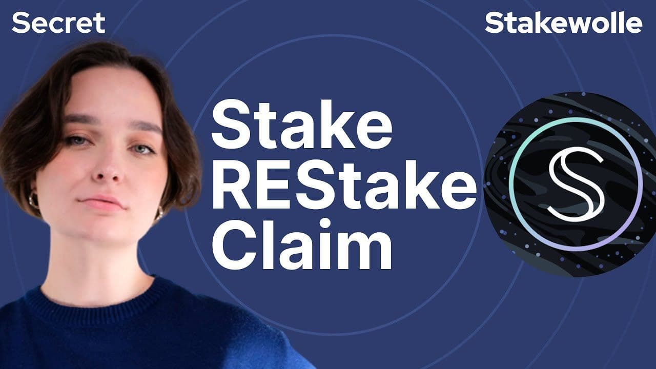 How to stake SCRT?