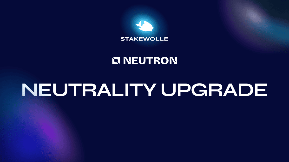 Introducing the Neutrality Upgrade