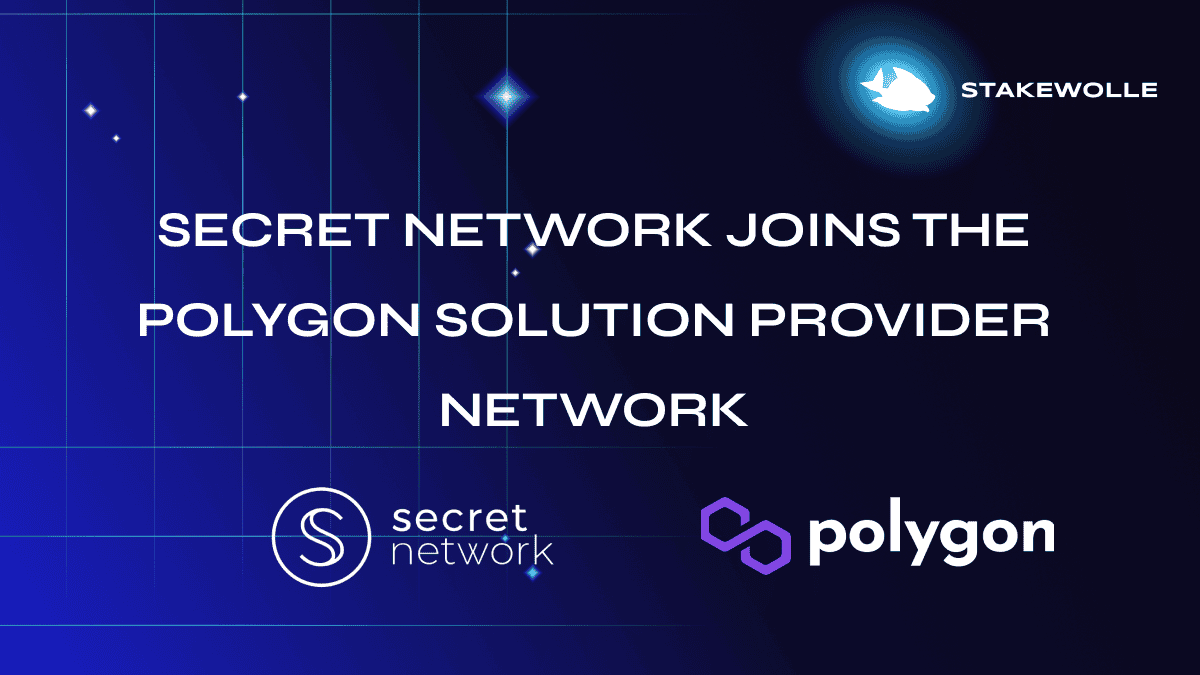 Secret Network joins the Polygon Solution Provider Network